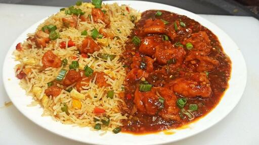 Chicken Manchurian Rice